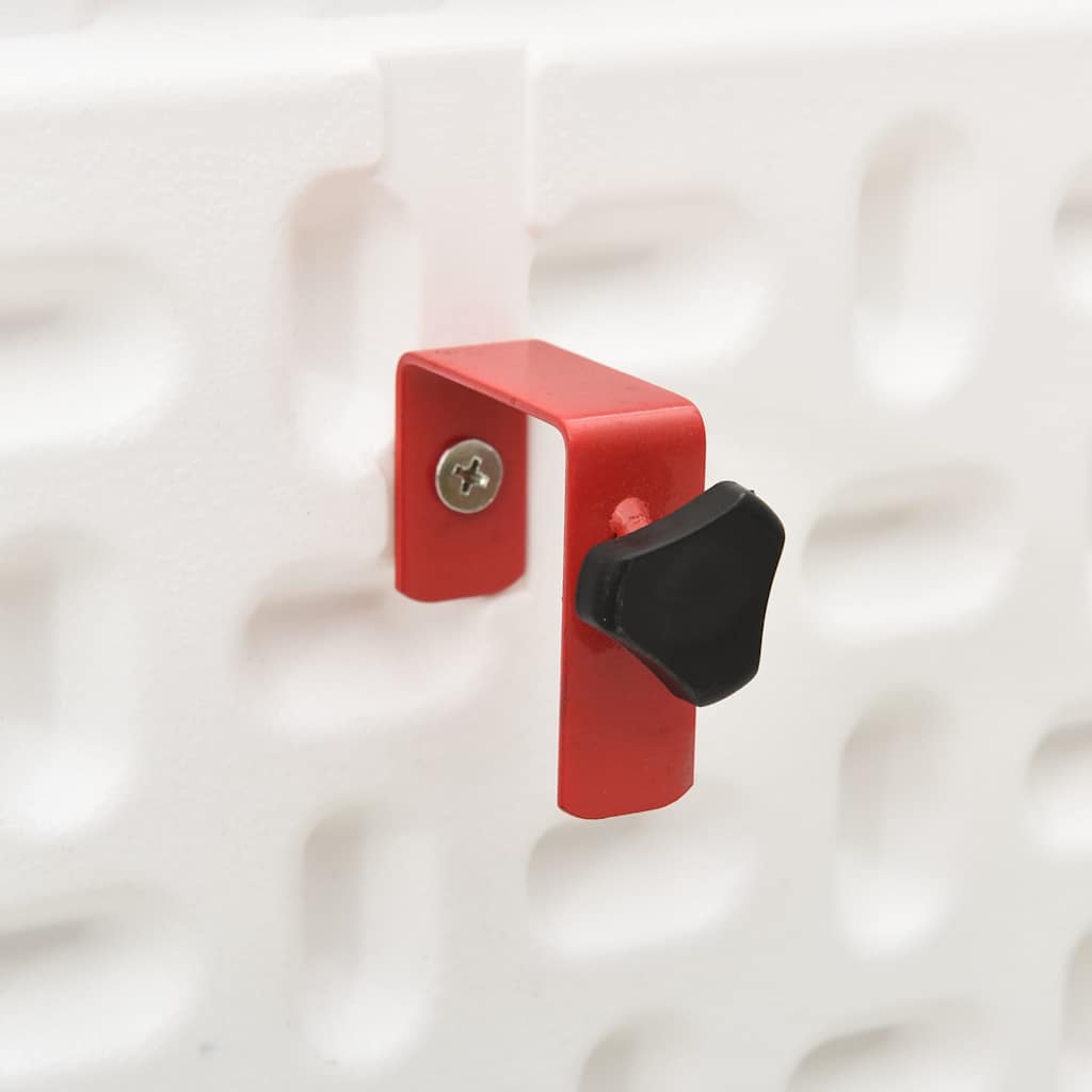 vidaXL Five Piece Wall Mounted Basketball Backboard Set 6