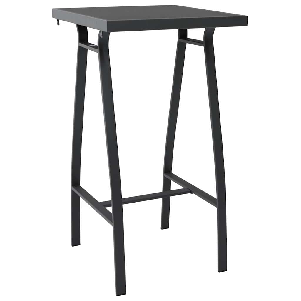 3 Piece Garden Bar Black and grey