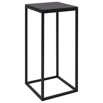 vidaXL Side Table | Set of 2 | Black | Steel, Engineered wood | Durable 3