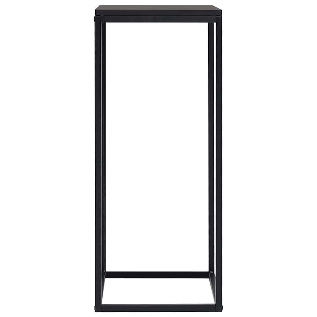vidaXL Side Table | Set of 2 | Black | Steel, Engineered wood | Durable 4