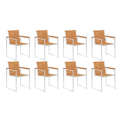 Garden Chairs and Stainless Steel 8