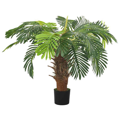 vidaXL Artificial Cycas Palm | Green | Plastic | Medium | Decorative Inlays 2