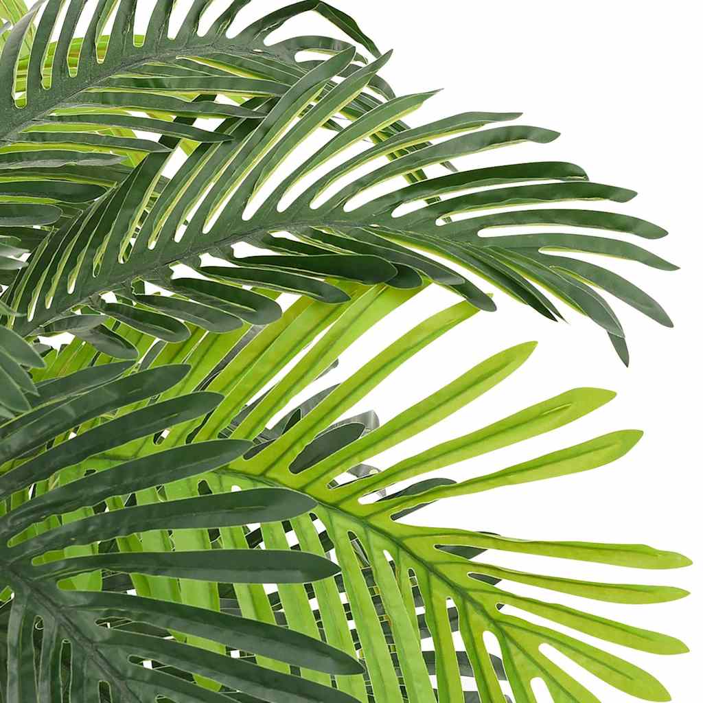 vidaXL Artificial Cycas Palm | Green | Plastic | Medium | Decorative Inlays 4