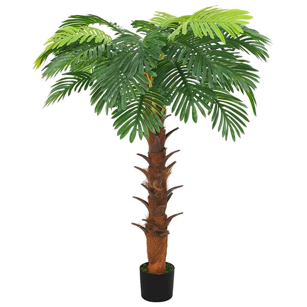 vidaXL Artificial Cycas Palm with Pot Green