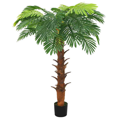 vidaXL Artificial Cycas Palm with Pot Green