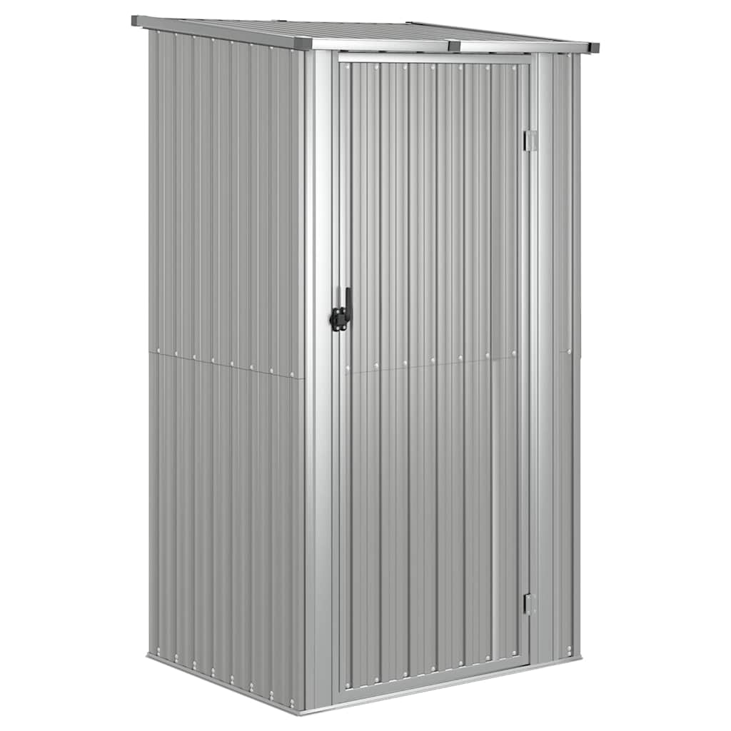 vidaXL Garden Shed | Grey | Galvanised steel, plastic | 118.5x97x209.5 cm 2