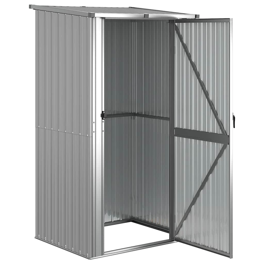 vidaXL Garden Shed | Grey | Galvanised steel, plastic | 118.5x97x209.5 cm 3