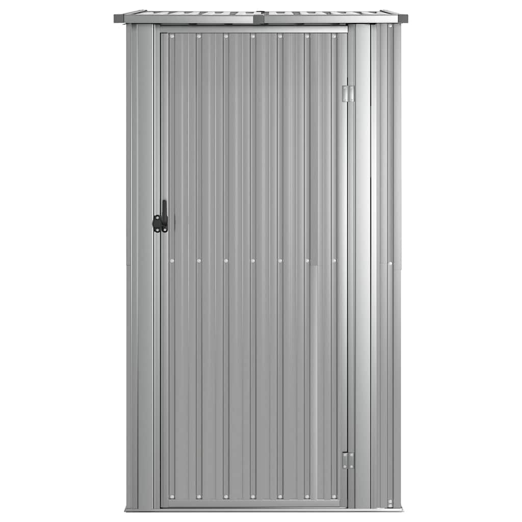 vidaXL Garden Shed | Grey | Galvanised steel, plastic | 118.5x97x209.5 cm 4
