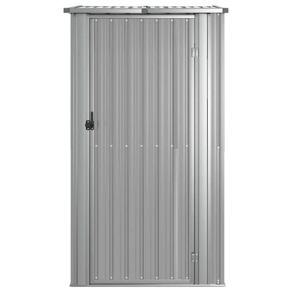 vidaXL Garden Shed | Grey | Galvanised steel, plastic | 118.5x97x209.5 cm 4