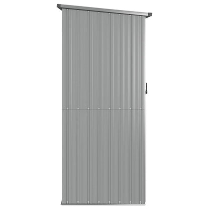 vidaXL Garden Shed | Grey | Galvanised steel, plastic | 118.5x97x209.5 cm 5