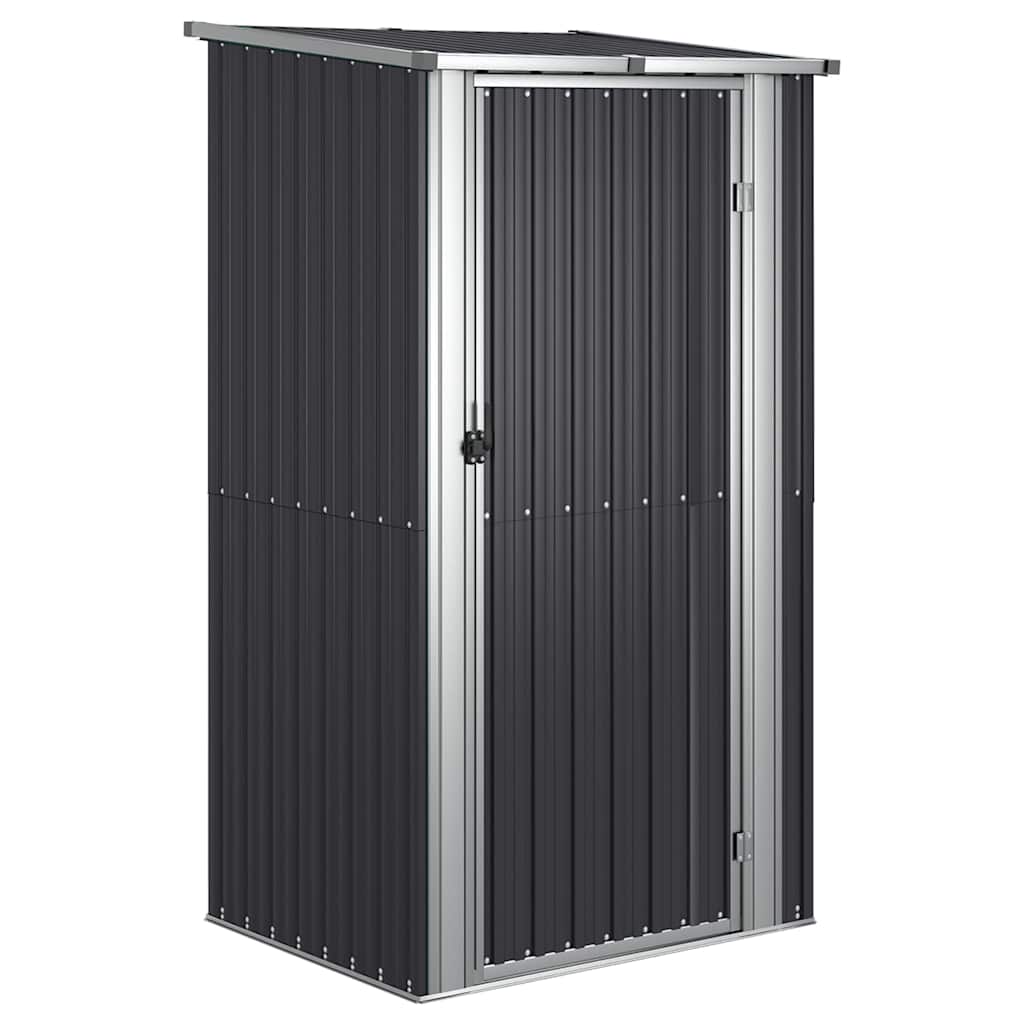 vidaXL Garden Shed | Anthracite | Galvanised steel | 118.5x97x209.5 cm 2