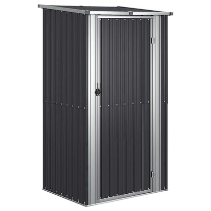 vidaXL Garden Shed | Anthracite | Galvanised steel | 118.5x97x209.5 cm 2