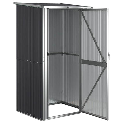 vidaXL Garden Shed | Anthracite | Galvanised steel | 118.5x97x209.5 cm 3