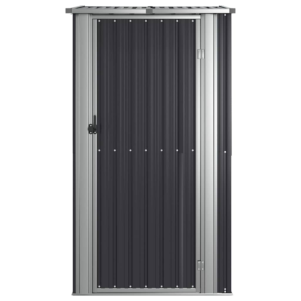 vidaXL Garden Shed | Anthracite | Galvanised steel | 118.5x97x209.5 cm 4