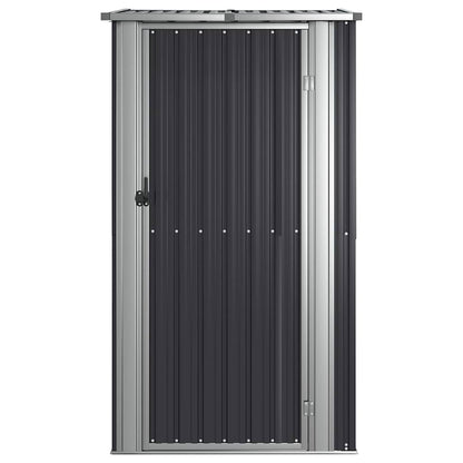 vidaXL Garden Shed | Anthracite | Galvanised steel | 118.5x97x209.5 cm 4