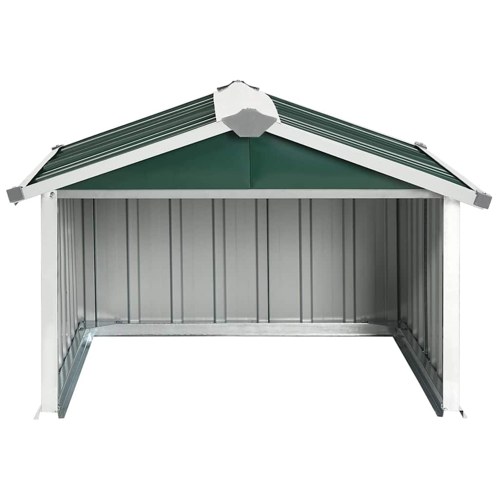 vidaXL Garden Shed | Green | Galvanised steel | Durable | Garden Shed 3