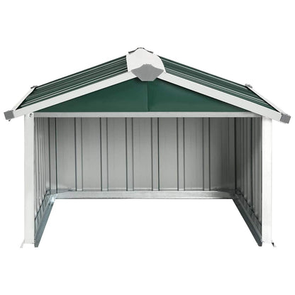 vidaXL Garden Shed | Green | Galvanised steel | Durable | Garden Shed 3