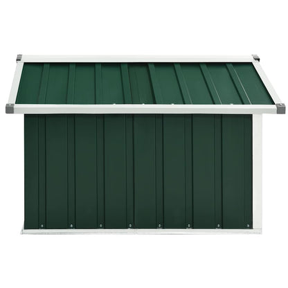 vidaXL Garden Shed | Green | Galvanised steel | Durable | Garden Shed 4
