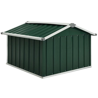 vidaXL Garden Shed | Green | Galvanised steel | Durable | Garden Shed 5