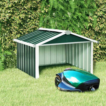 vidaXL Garden Shed | Green | Galvanised steel | Durable | Garden Shed 1