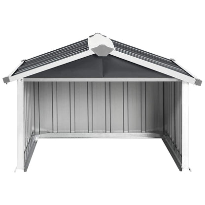 vidaXL Garden Shed | Anthracite | Galvanised steel | Medium |  Durable 3