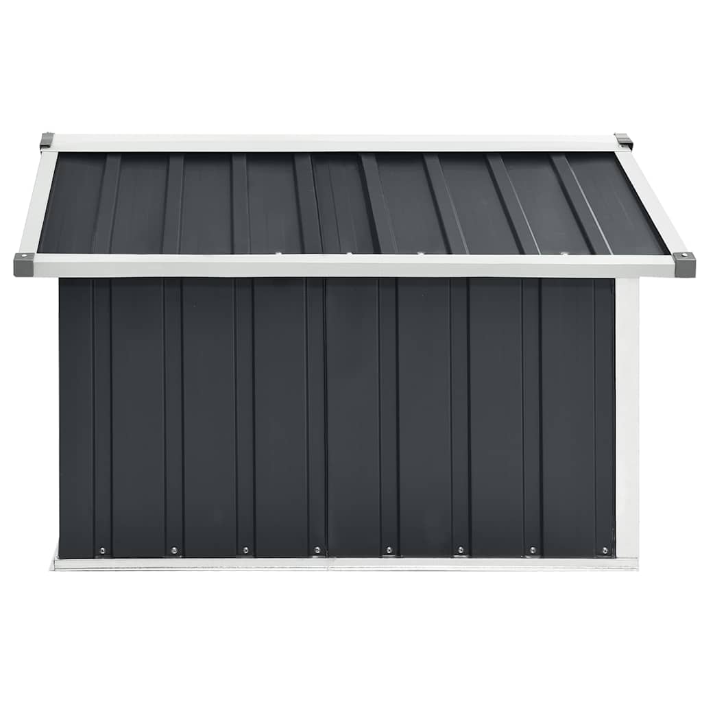 vidaXL Garden Shed | Anthracite | Galvanised steel | Medium |  Durable 4