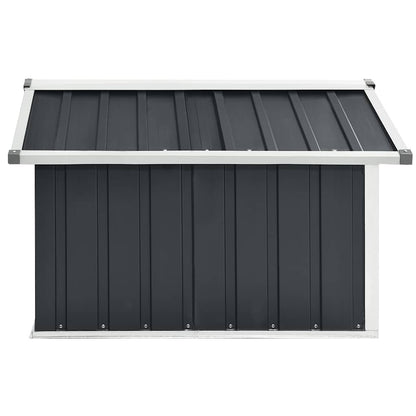 vidaXL Garden Shed | Anthracite | Galvanised steel | Medium |  Durable 4