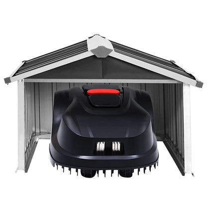 vidaXL Garden Shed | Anthracite | Galvanised steel | Medium |  Durable 6