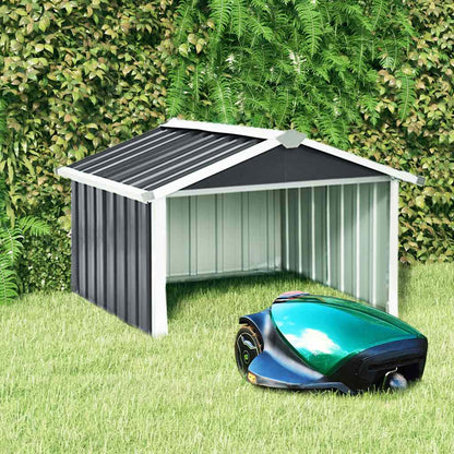 vidaXL Garden Shed | Anthracite | Galvanised steel | Medium |  Durable 1