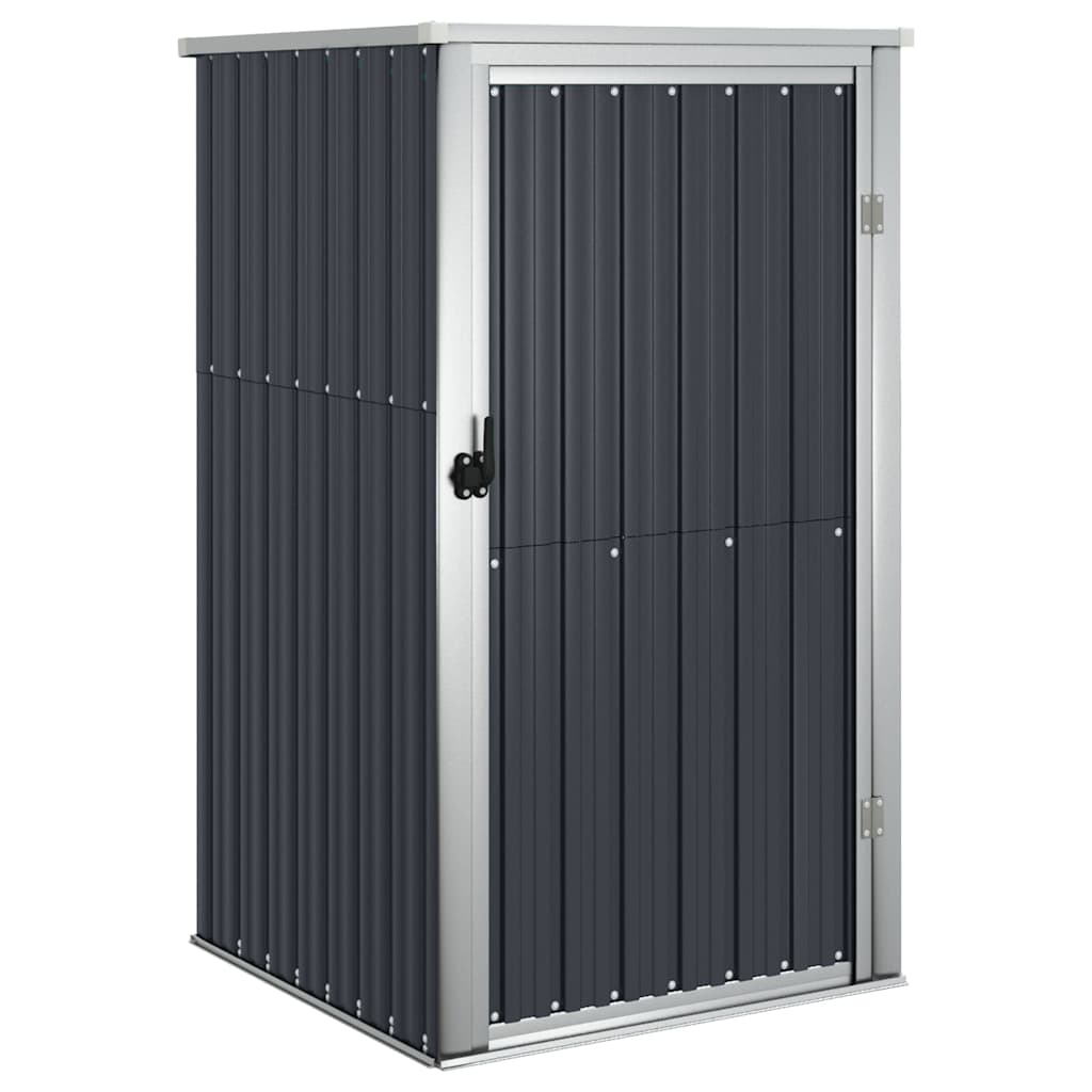 vidaXL Garden Tool Shed Anthracite 88x89x161 cm Galvanised Steel 2