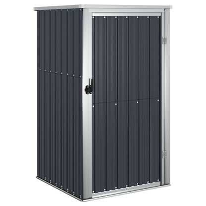 vidaXL Garden Tool Shed Anthracite 88x89x161 cm Galvanised Steel 2