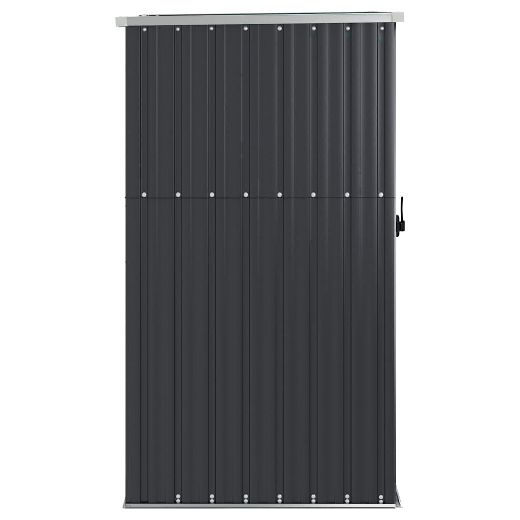 vidaXL Garden Tool Shed Anthracite 88x89x161 cm Galvanised Steel 6