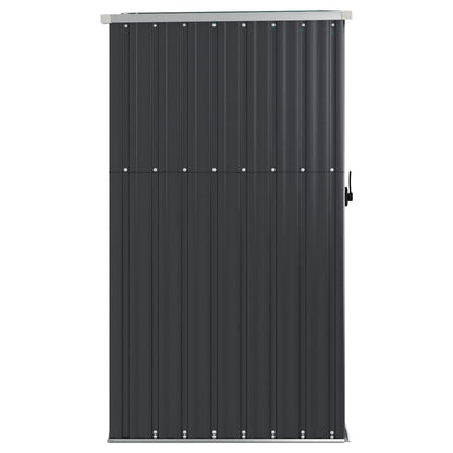 vidaXL Garden Tool Shed Anthracite 88x89x161 cm Galvanised Steel 6