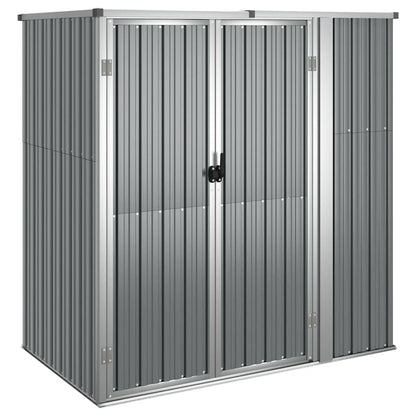 vidaXL Tool Shed | Grey | Galvanised steel, metal, plastic 2