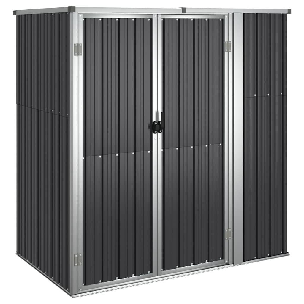 vidaXL Tool Shed | Anthracite | Galvanised steel, metal, plastic | Large 2