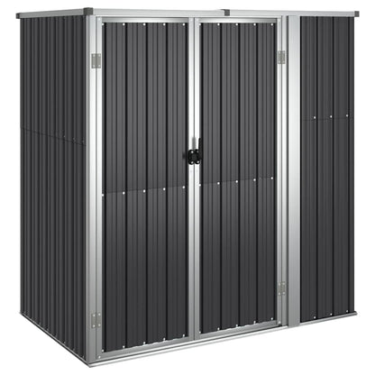 vidaXL Tool Shed | Anthracite | Galvanised steel, metal, plastic | Large 2
