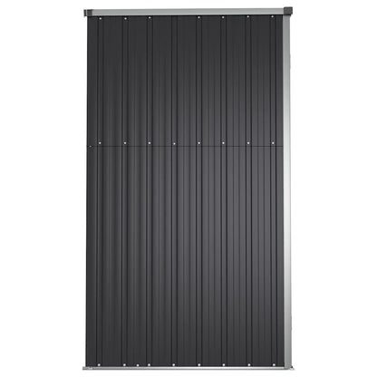 vidaXL Tool Shed | Anthracite | Galvanised steel, metal, plastic | Large 5