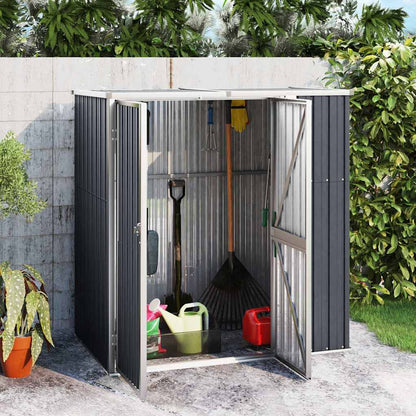 vidaXL Tool Shed | Anthracite | Galvanised steel, metal, plastic | Large 1