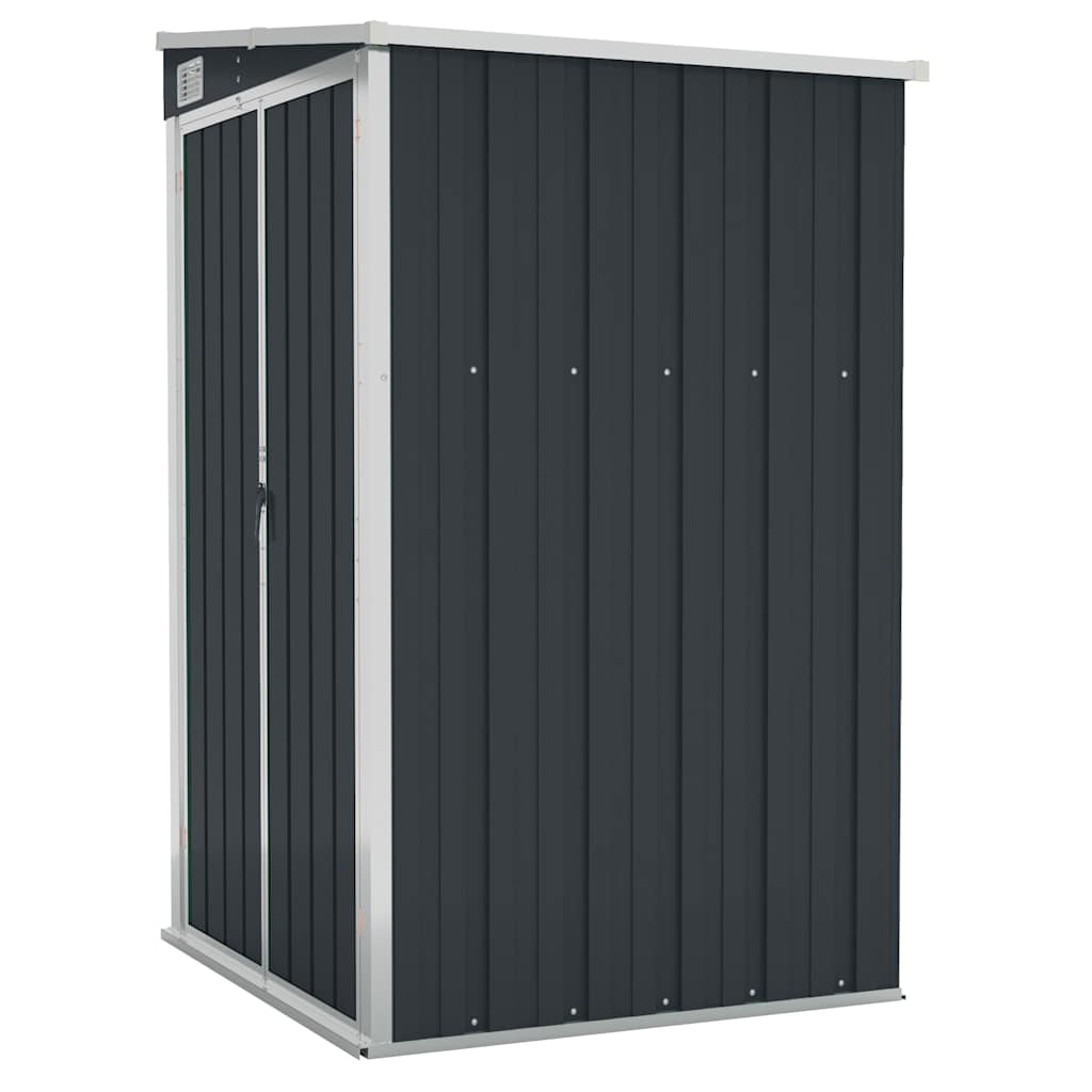 vidaXL Garden Shed | Anthracite | Galvanised steel, metal | Large | Garden Shed 2