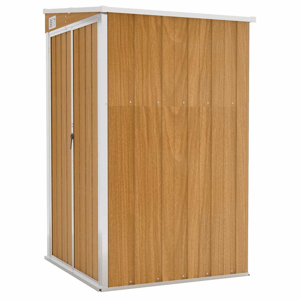vidaXL Garden Shed | Brown | Galvanised steel, metal | Medium | Garden Shed 2