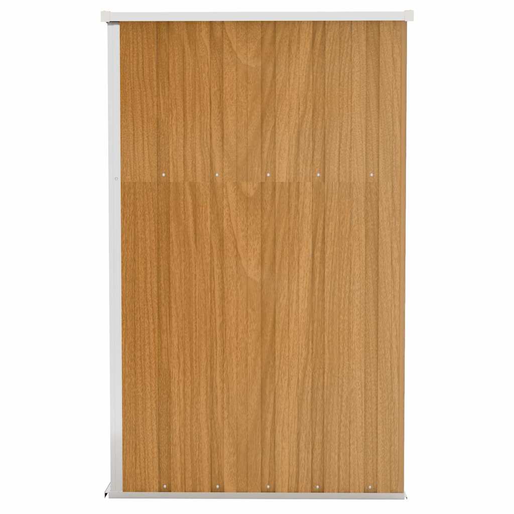 vidaXL Garden Shed | Brown | Galvanised steel, metal | Medium | Garden Shed 4