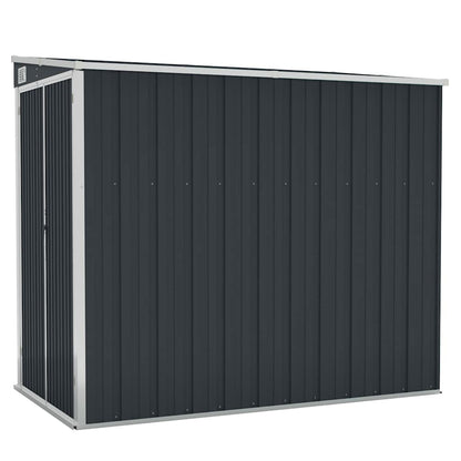 vidaXL Garden Shed | Anthracite | Galvanised steel | 118x194x178 cm 2