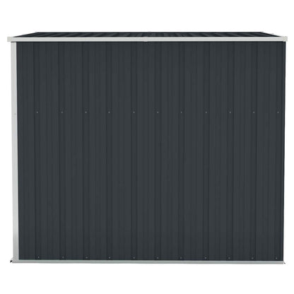 vidaXL Garden Shed | Anthracite | Galvanised steel | 118x194x178 cm 4