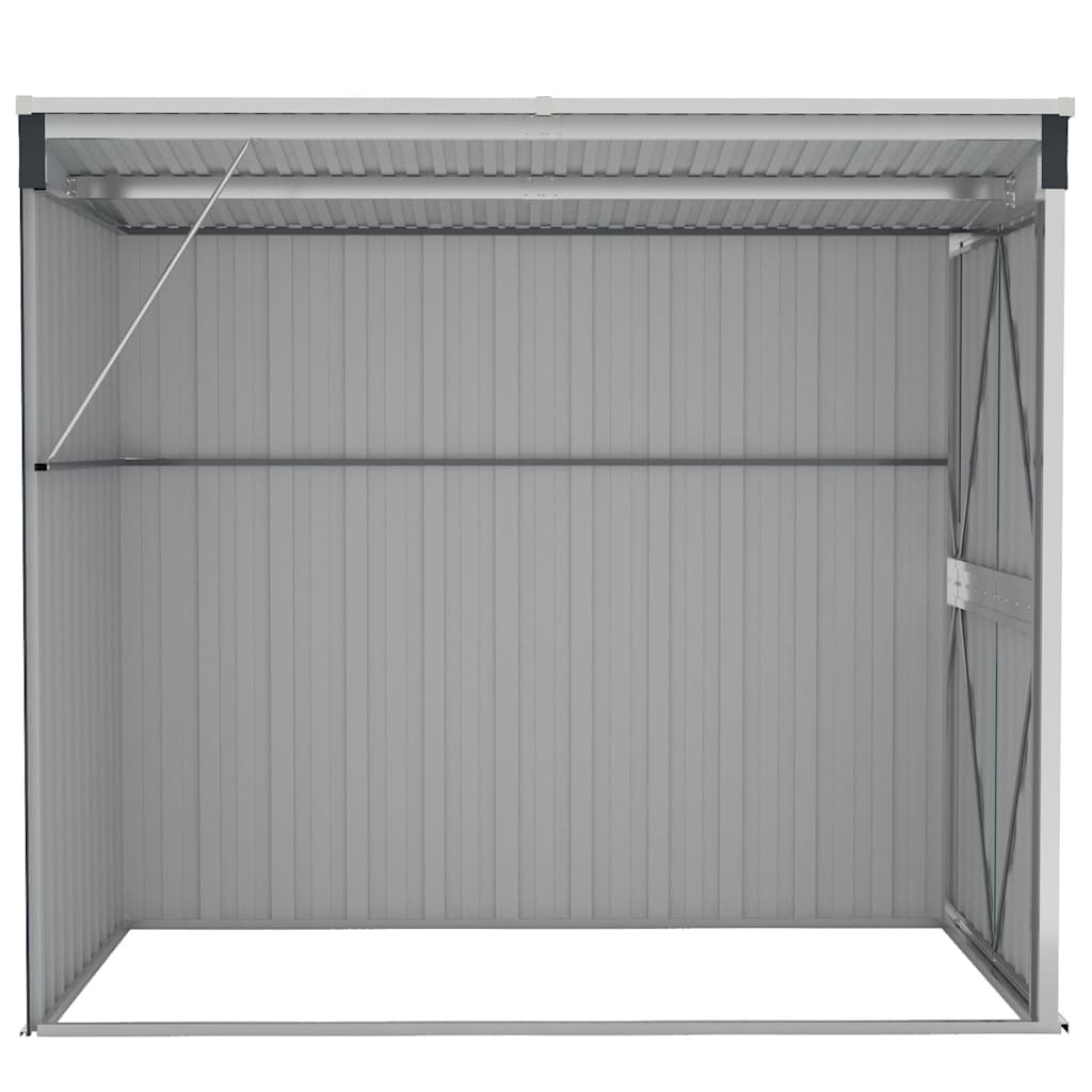 vidaXL Garden Shed | Anthracite | Galvanised steel | 118x194x178 cm 5