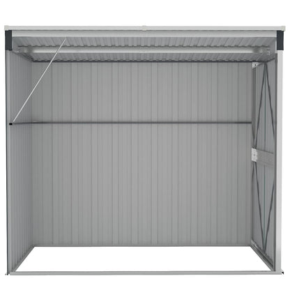 vidaXL Garden Shed | Anthracite | Galvanised steel | 118x194x178 cm 5