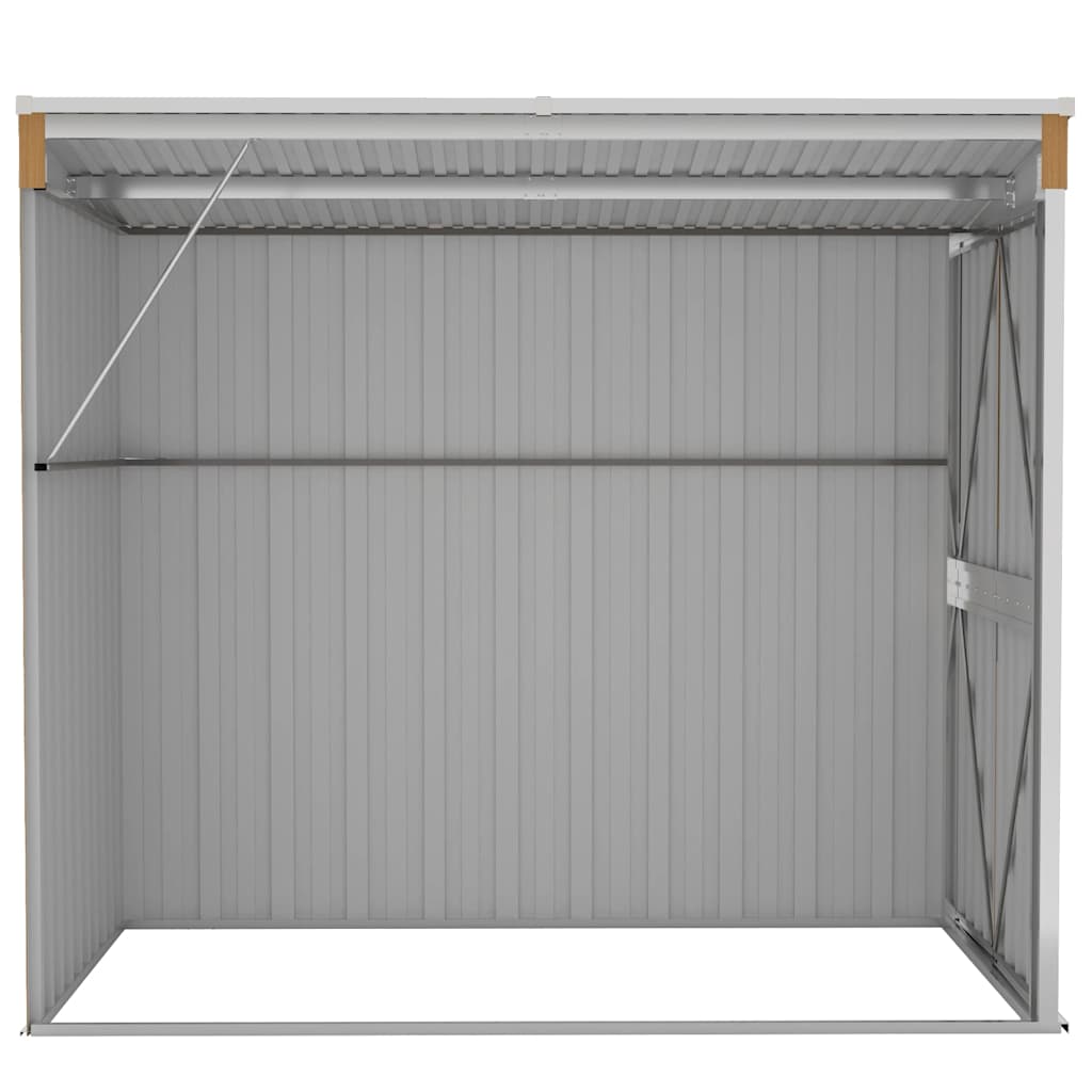 vidaXL Garden Shed | Brown (wood-like finish) | Galvanised steel, metal | Medium 5