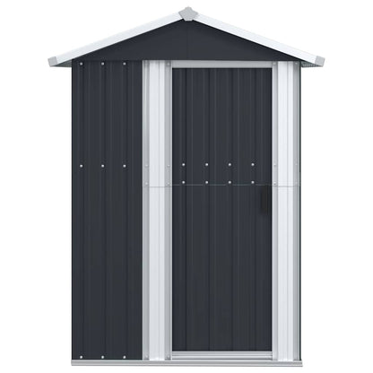 vidaXL Garden Shed Anthracite 126x97.5x177 cm Galvanised Steel 3