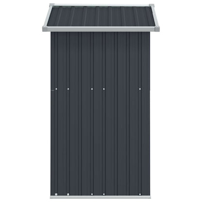 vidaXL Garden Shed Anthracite 126x97.5x177 cm Galvanised Steel 5