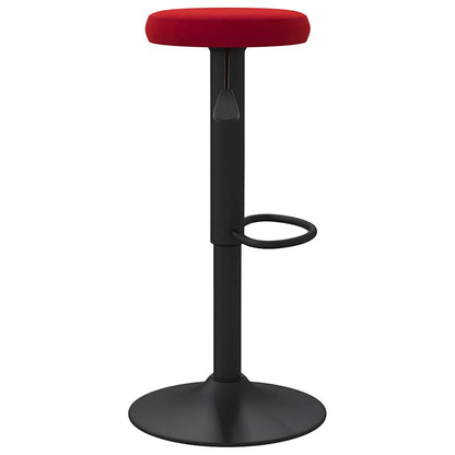 vidaXL Bar Stools 2 pcs Wine Red Velvet 5