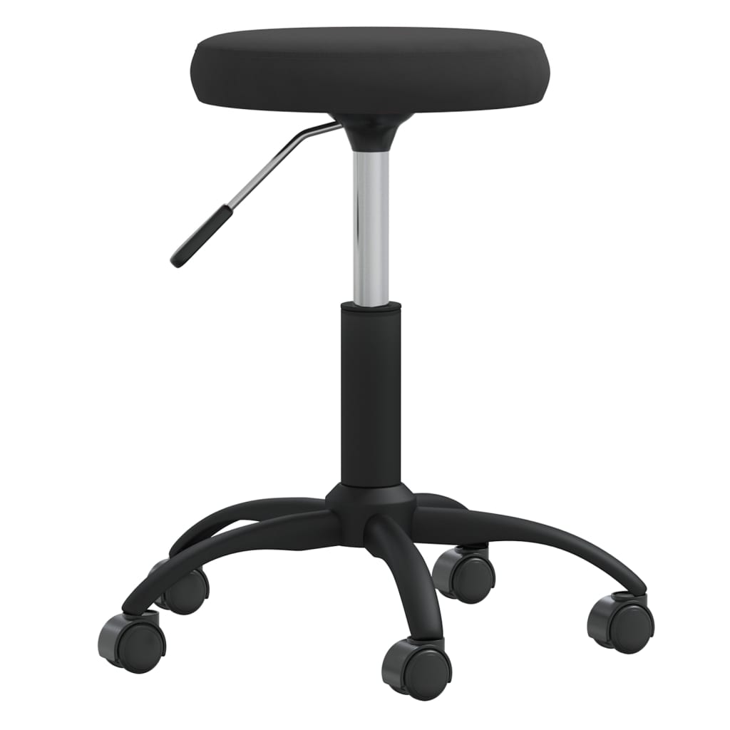 vidaXL Office Swivel Chair Black Velvet 2